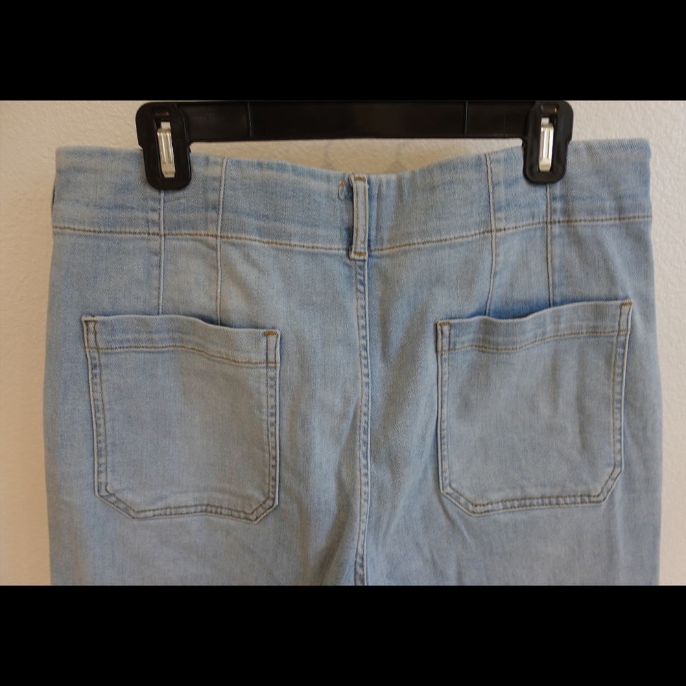 The Colette Crop High-Rise Wide-Leg Jeans by Maeve (Anthropologie) - Picture 6 of 7